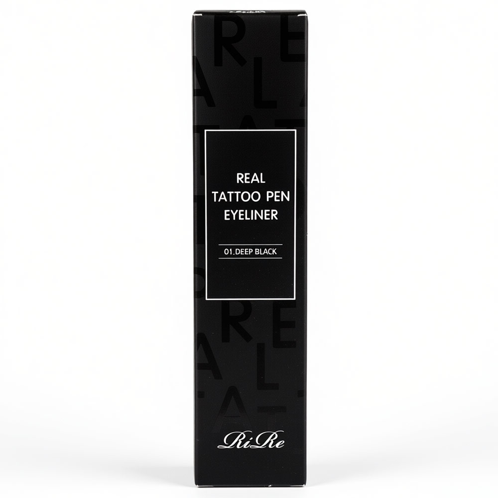Водостойкая жидкая подводка для глаз RiRe Real Tattoo Pen Eyeliner black 0,8 мл