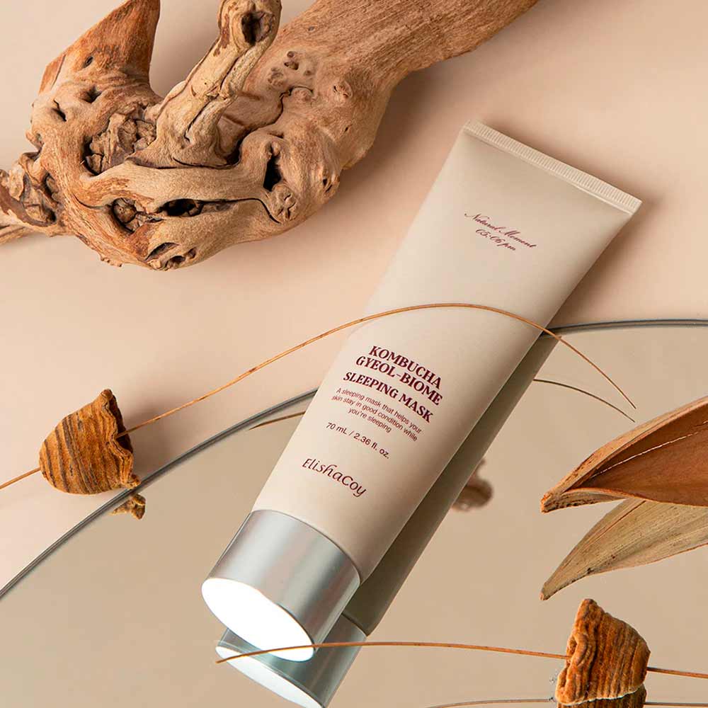 Ночная восстанавливающая маска с комбучей ElishaCoy Kombucha Gyeol Biome Sleeping Mask 70 мл