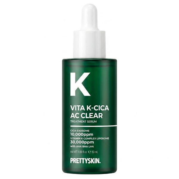Успокаивающая сыворотка для проблемной кожи лица Pretty Skin Vita K-Cica AC Clear Treatment Serum 50 мл