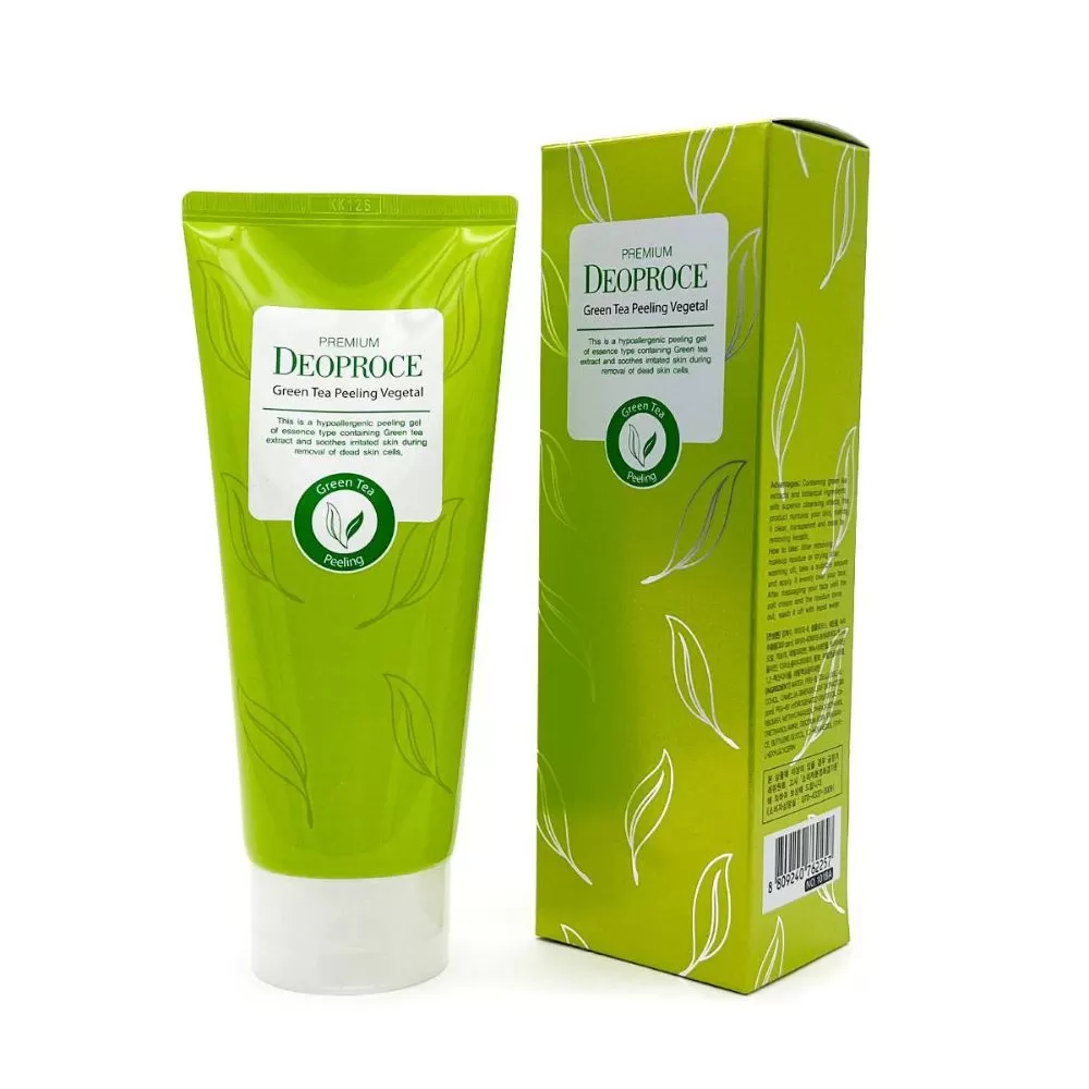 Пилинг-скатка для лица с экстрактом зеленого чая Deoproce Premium Green Tea Peeling Vegetal 170 мл