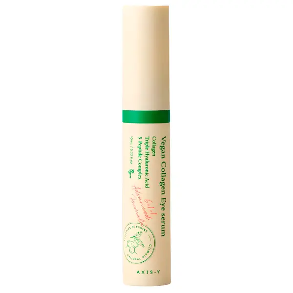 Пептидная сыворотка для век с массажным аппликатором Axis-Y Vegan Collagen Eye Serum 10 мл