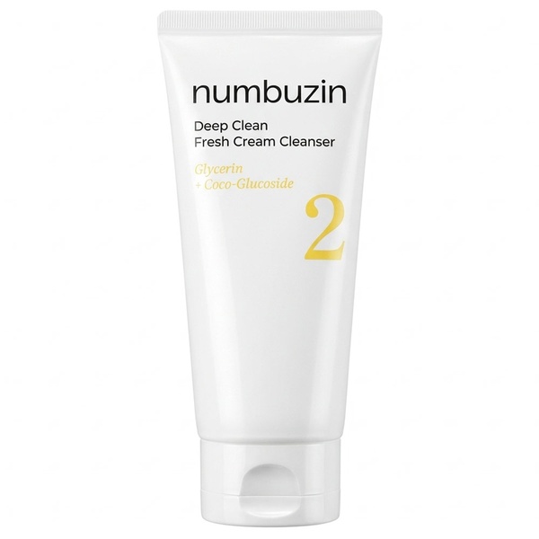 Кремовая пенка для глубокого очищения Numbuzin No.2 Deep Clean Fresh Cream Cleanser 120 мл