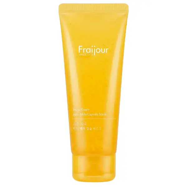 Ночная маска для лица с экстрактом юдзу и прополисом Fraijour Yuzu Honey Anti-Mela Capsule Mask 75 мл