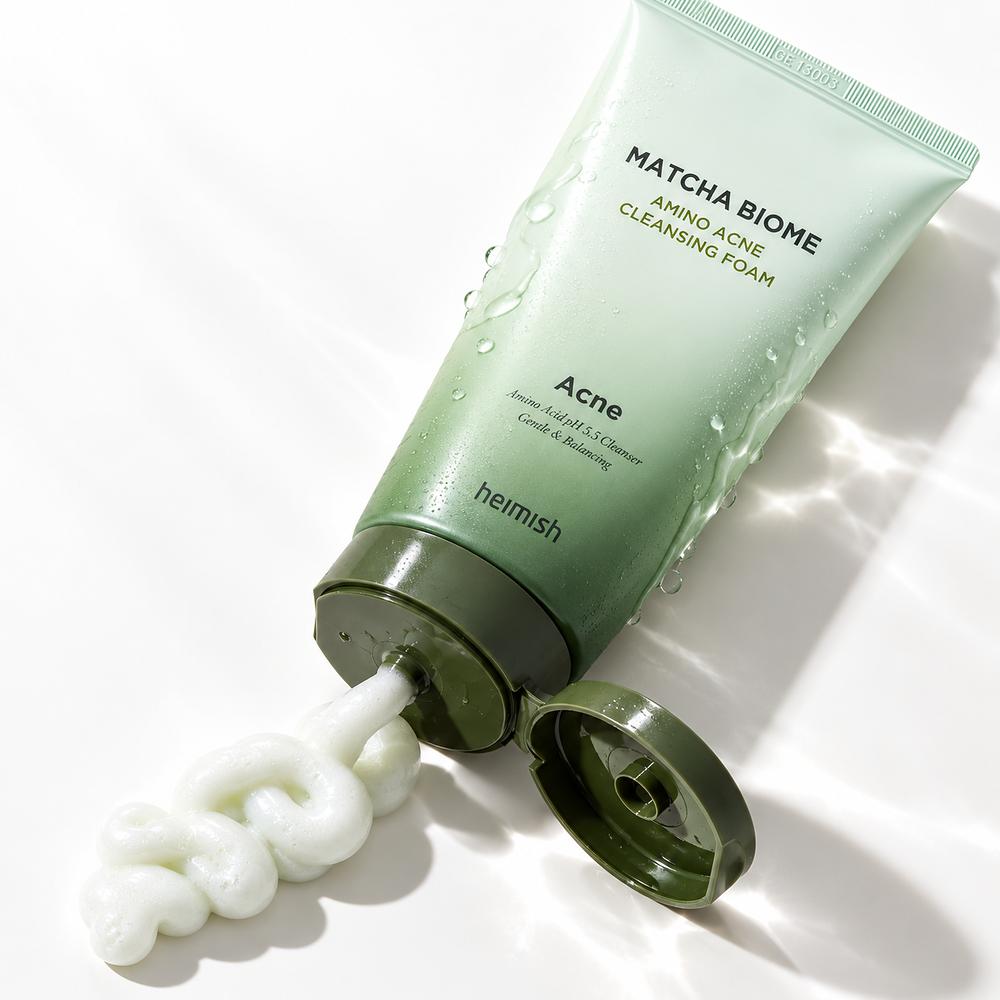Пенка для умывания для проблемной кожи Heimish Matcha Biome Amino Acne Cleansing Foam 150 мл