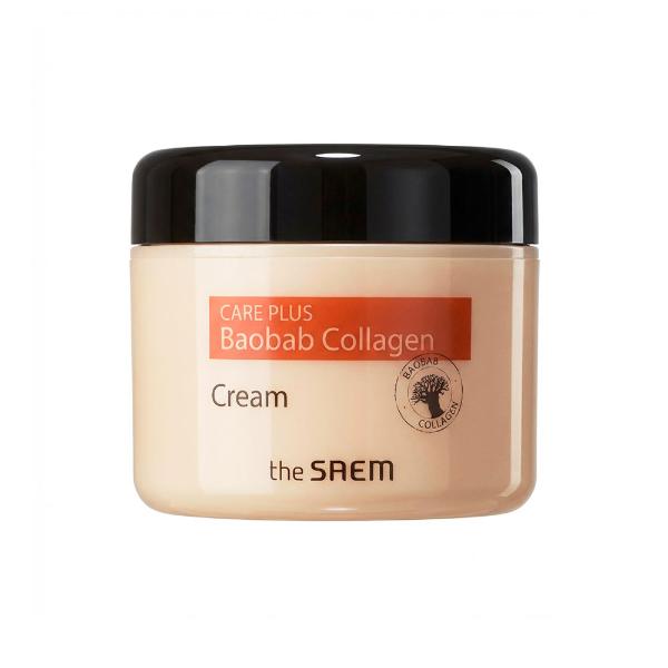 Увлажняющий коллагеновый крем для лица с экстрактом баобаба The Saem Care Plus Baobab Collagen Cream 100 мл