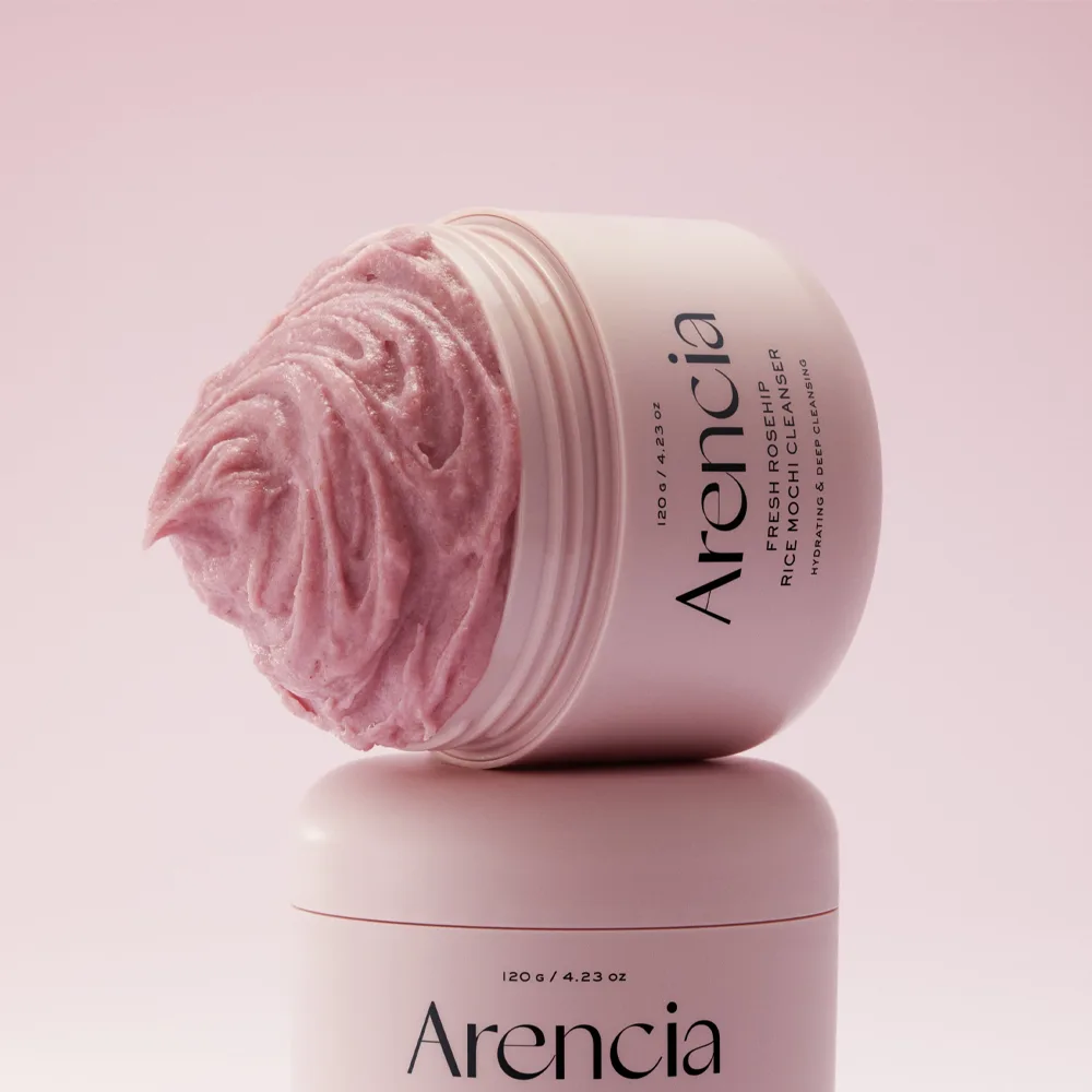 Мультиклинзер 3в1 для глубокого очищения кожи с шиповника и риса Arencia Fresh Rosehip Rice Mochi Cleanser 120 г