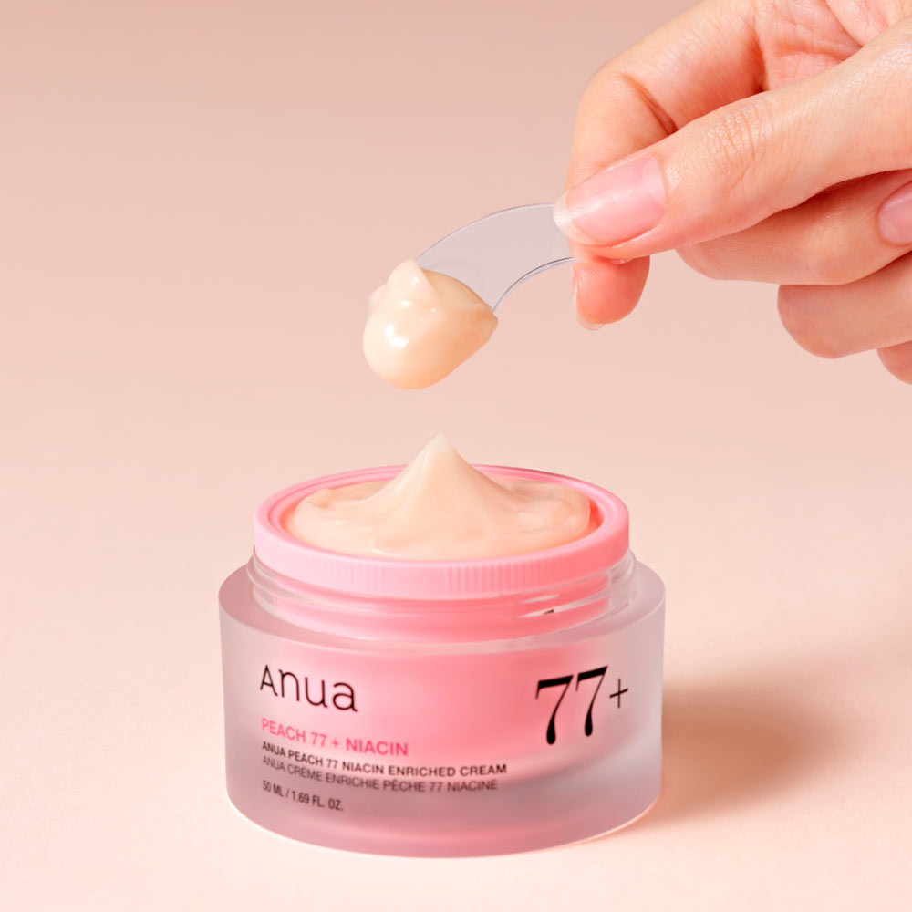 Укрепляющий крем для лица с экстрактом персика и ниацинамидом Anua Peach 77 Niacin Enriched Cream 50 мл