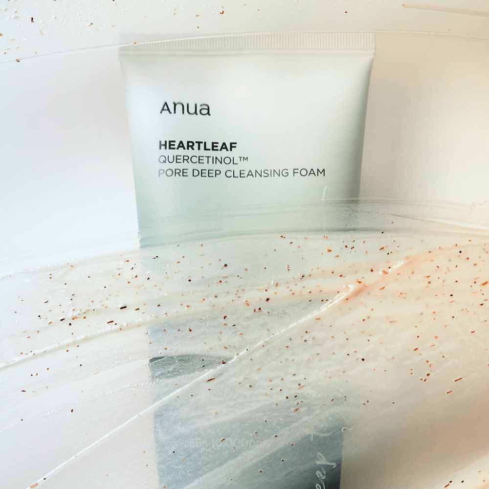 Пенка для умывания с кверцетином для очищения пор Anua Heartleaf Quercetinol Pore Deep Cleansing Foam 150 мл