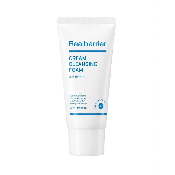 Увлажняющая кремовая пенка для умывания Real Barrier Cream Cleansing Foam 30 мл