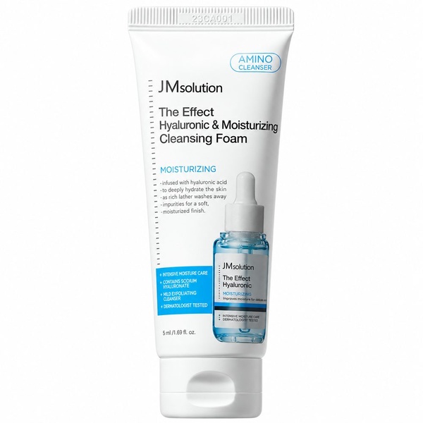 Увлажняющая пенка для умывания с гиалуроновой кислотой JMsolution The Effect Hyaluronic Moisturizing Cleansing Foam 50 мл