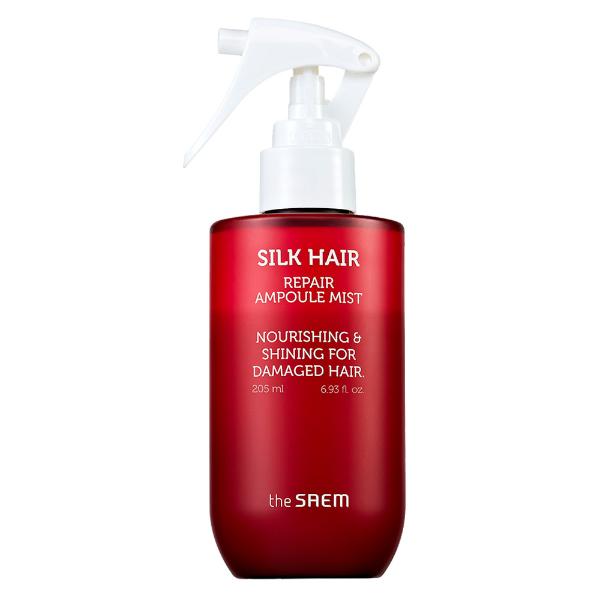 Восстанавливающая ампульная спрей-сыворотка для волос The Saem Silk Hair Repair Ampoule Mist 200 мл