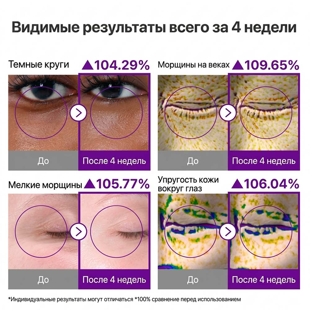 Восстанавливающий крем для кожи вокруг глаз с пептидами Numbuzin No.9 NAD+ Retinol Volumetox Eye Cream 10 мл 