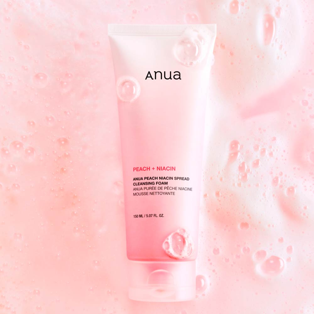 Пенка для умывания с персиком и ниацинамидом Anua Peach Niacin Spread Cleansing Foam 150 мл