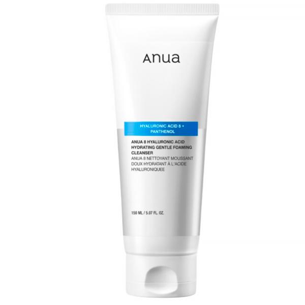 Пенка для умывания с гиалуроновой кислотой Anua 8 Hyaluronic Acid Hydrating Gentle Foaming Cleanser 150 мл