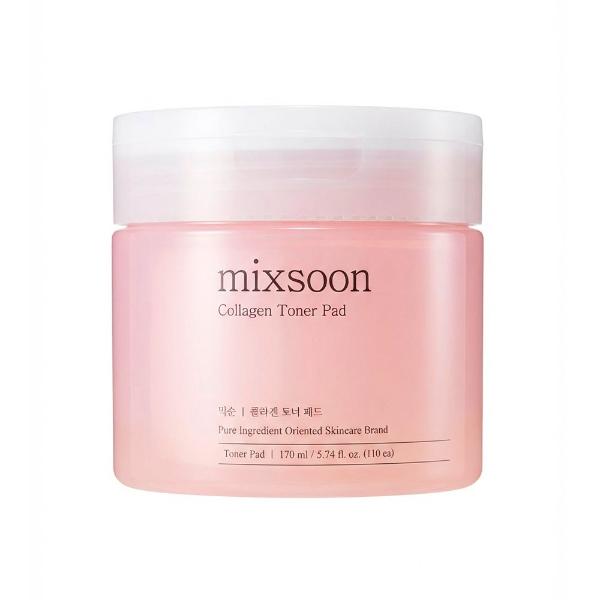 Увлажняющие тонизирующие диски-пэды для лица Mixsoon Collagen Toner Pad 110 шт 170 мл