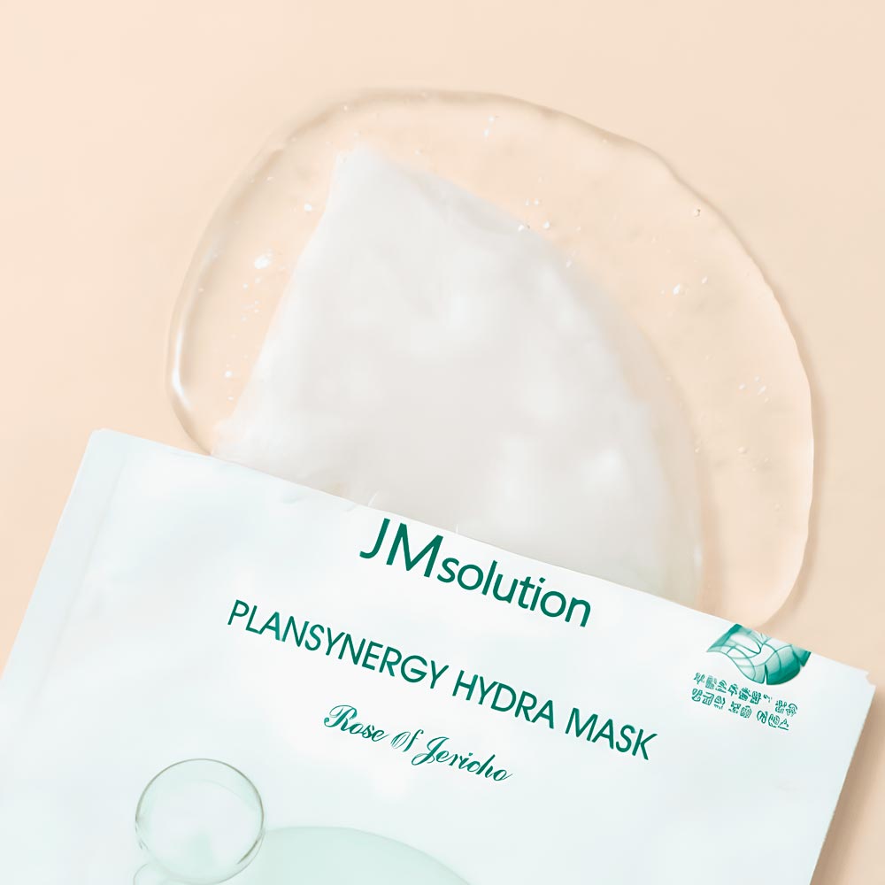Увлажняющая тканевая маска с экстрактом розы Иерхона JMsolution Plansynergy Hydra Mask Rosa Of Jericho 30 мл