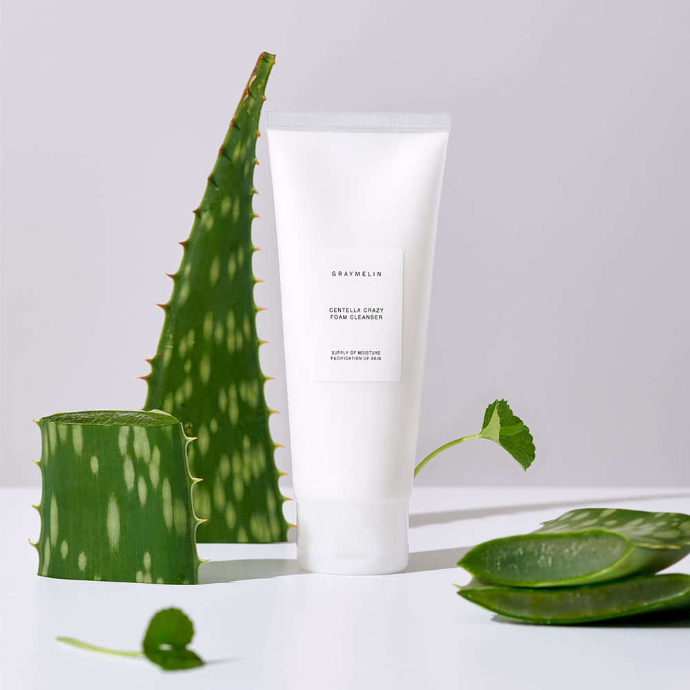 Очищающая пенка для умывания с экстрактом центеллы и кипариса GRAYMELIN Centella Crazy Foam Cleanser 150 мл