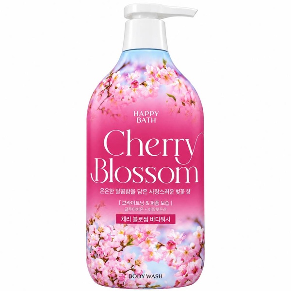 Гель для душа Happy Bath Be Happy With Berry Cherry Blossom 900 мл