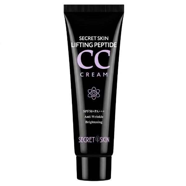 Антивозрастной тональный крем CC с пептидами Secret Skin Lifting Peptide CC Cream SPF50+PA+++ 30 мл