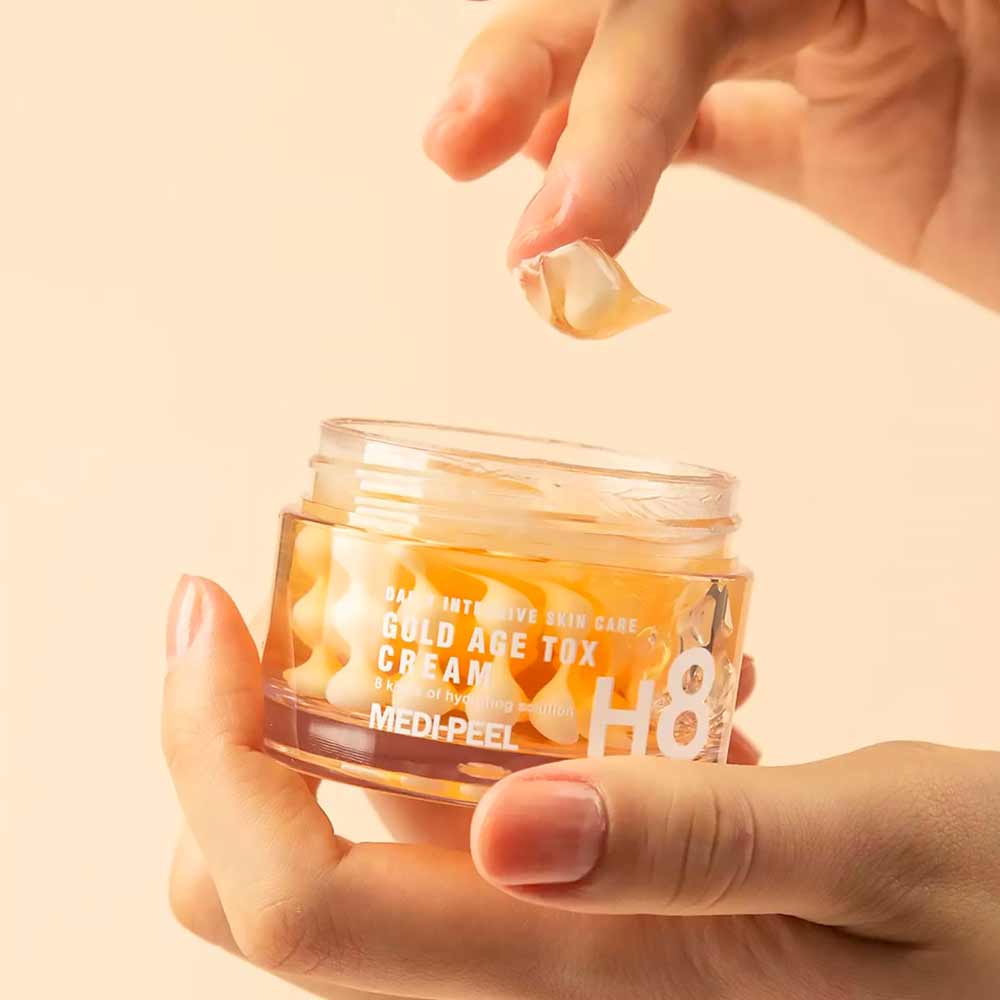 Антивозрастной капсульный крем с экстрактом золотого шелкопряда Medi-Peel Gold Age Tox Cream 50 мл