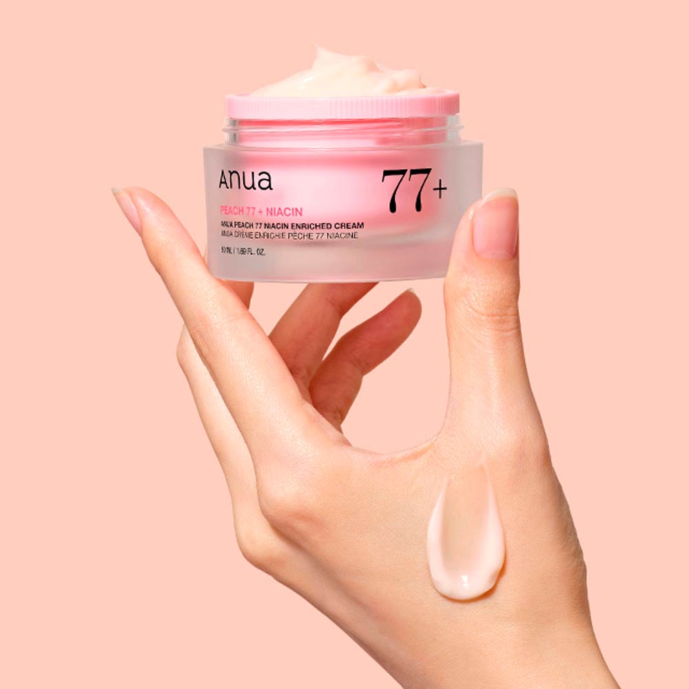 Укрепляющий крем для лица с экстрактом персика и ниацинамидом Anua Peach 77 Niacin Enriched Cream 50 мл