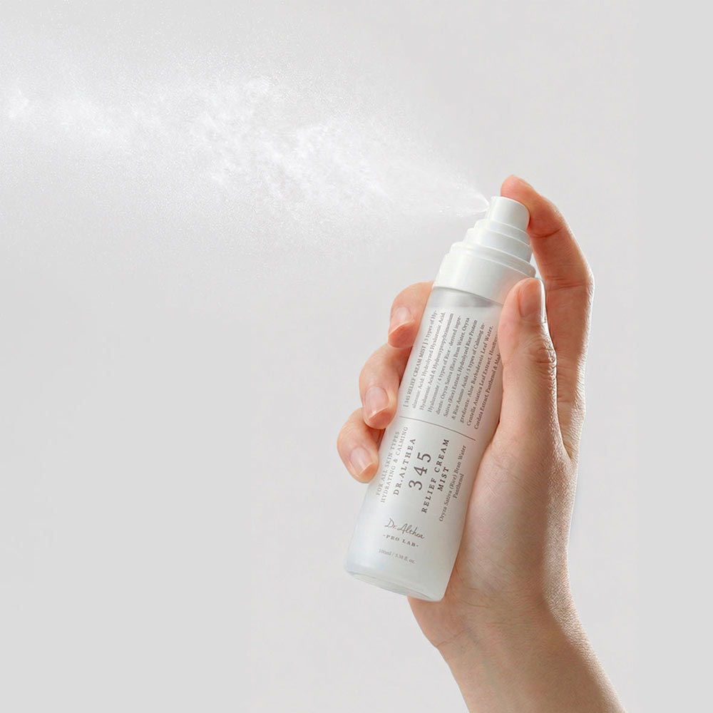 Успокаивающий мист для лица с гидролатом риса и пантенолом Dr. Althea 345 Relief Cream Mist 60 мл