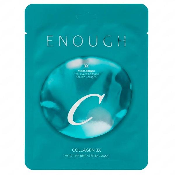 Тканевая маска для лица с коллагеном Enough Collagen 3X Moisture Brightening Mask 25г