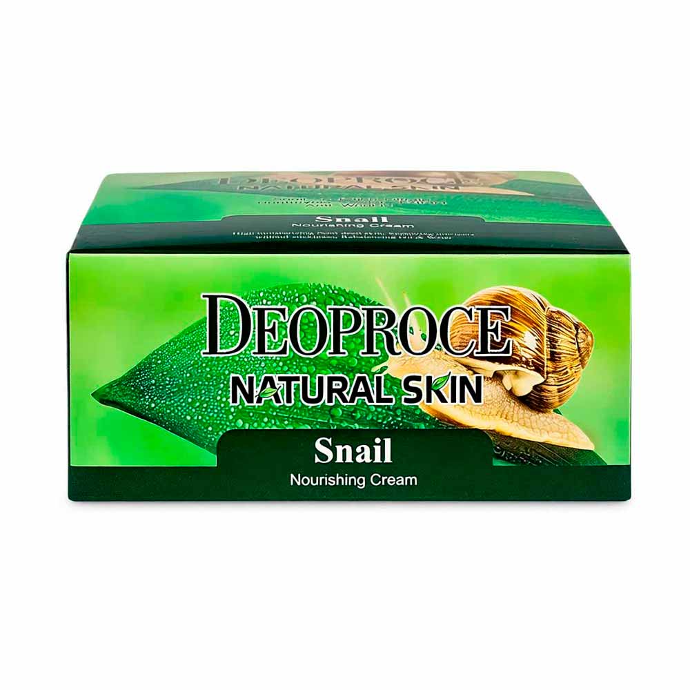 Крем для лица и тела с муцином улитки Deoproce Natural Skin Snail Nourishing Cream 100 г