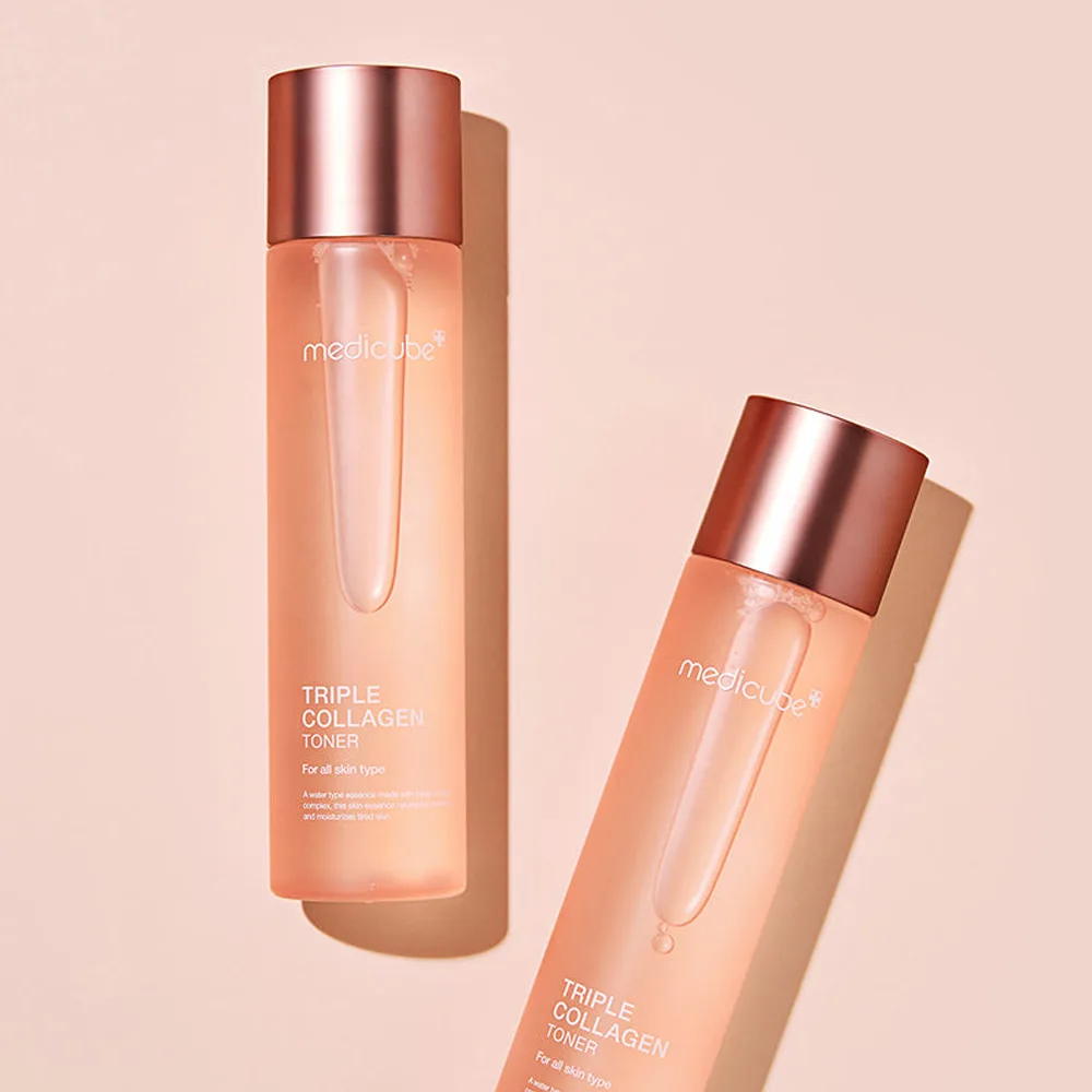 Антивозрастное средство-тонер для лица с тройным коллагеном Medicube Triple Collagen Toner 4.0 140 мл
