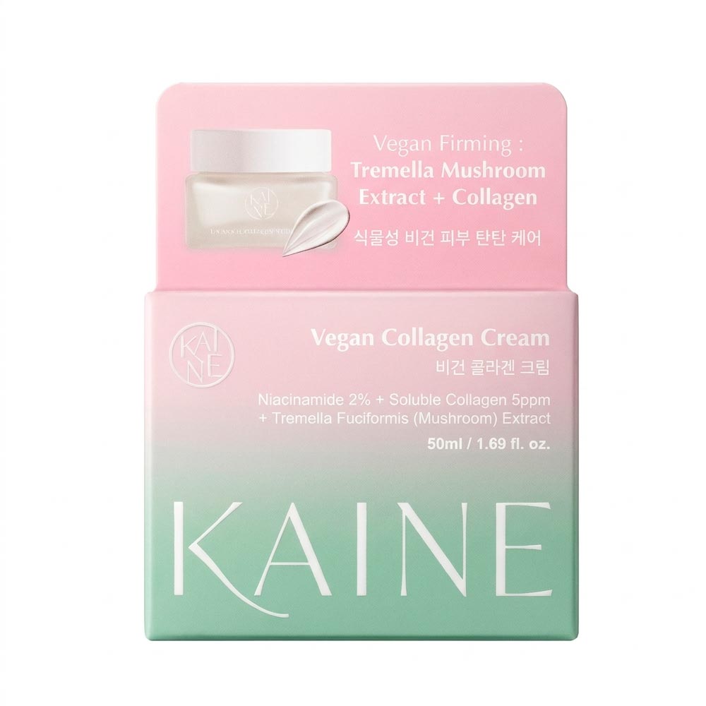 Укрепляющий крем для лица с тремеллой и коллагеном Kaine Vegan Collagen Youth Cream 50 мл