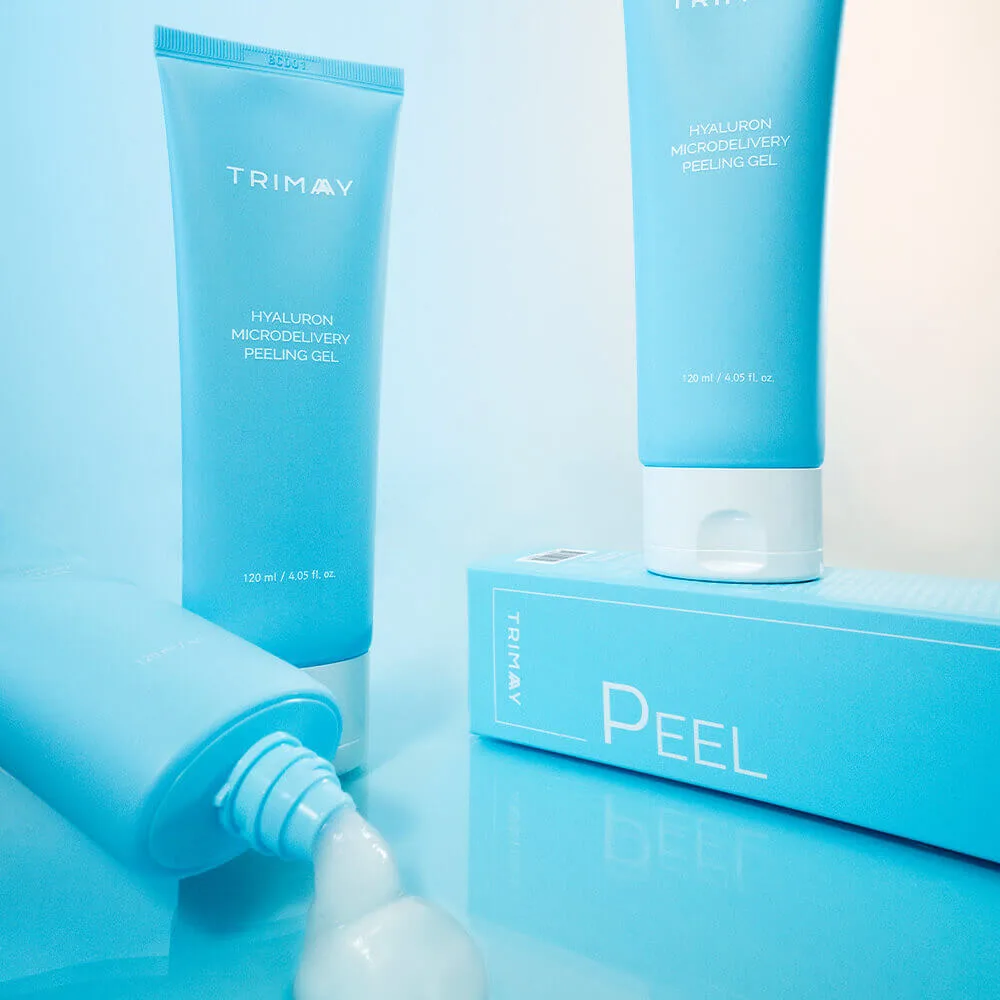 Увлажняющая пилинг скатка для лица с гиалуроновой кислотой Trimay Hyaluron Microdelivery Peeling Gel 120 мл