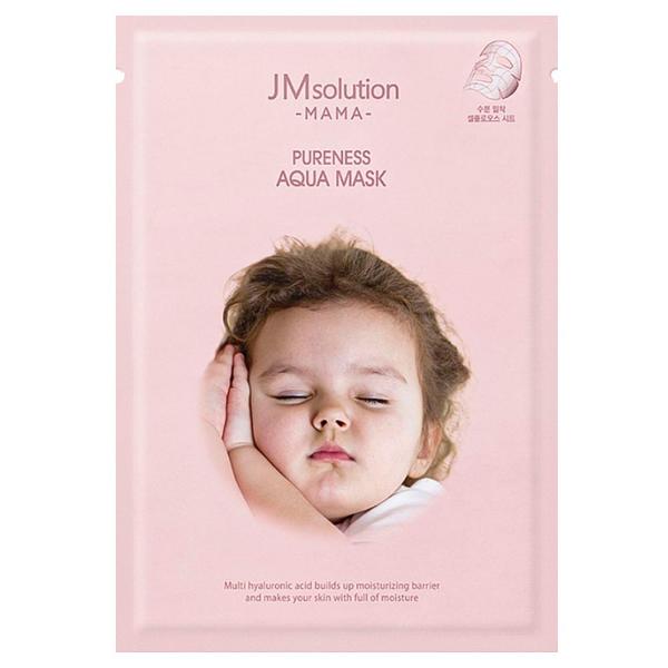 Увлажняющая омолаживающая листовая маска JMsolution Mama Pureness Aqua Mask 30 мл