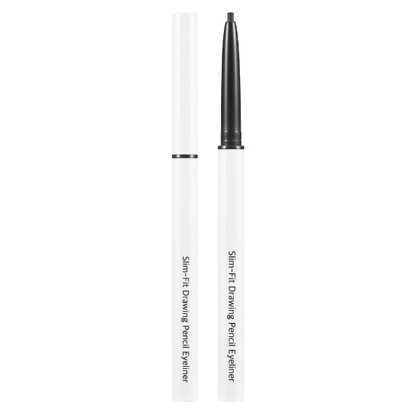 Черный карандаш-подводка для глаз Ottie Slim-Fit Drawing Pencil Eyeliner № 01 Black 0,12 г