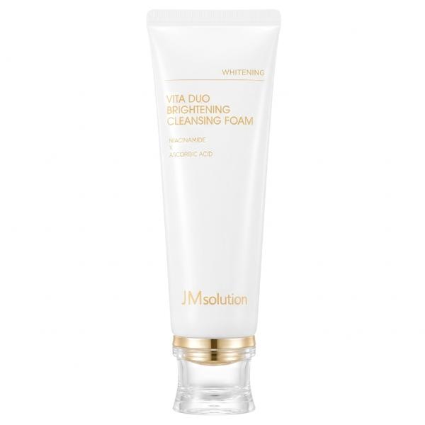 Очищающая пенка для сияния кожи лица с ниацинамидом и витамином С JMsolution Vita Duo Brightening Cleansing Foam 120 мл