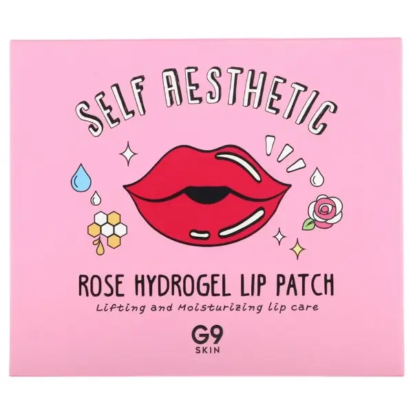Восстанавливающие патчи для губ G9SKIN Berrisom Self Aesthetic Rose Hydrogel Lip Patch 3 г 1 шт