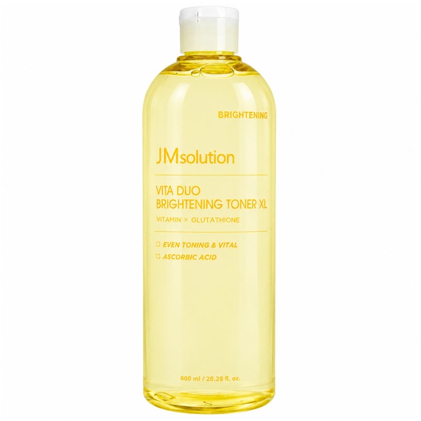 Освежающее средство-тонер для лица с комплексом витаминов JMsolution Vita Duo Brightening Toner XL 600 мл