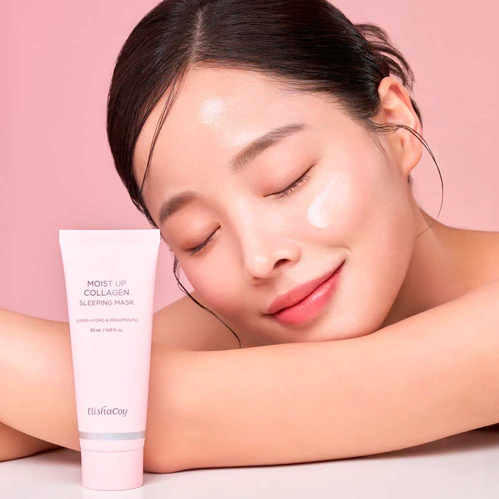 Коллагеновая ночная маска для лица ElishaCoy Moist Up Collagen Sleeping Mask 50 мл