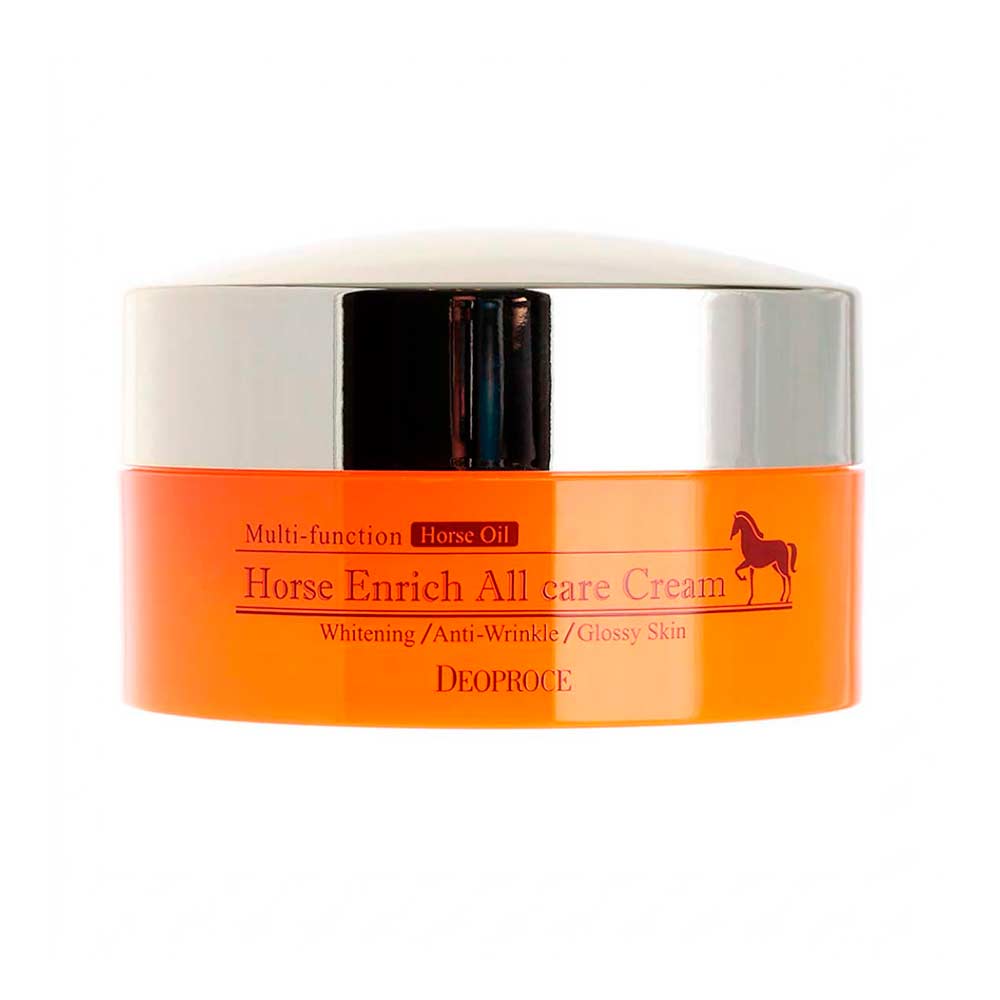 Мультифункциональный крем для лица с лошадиным жиром Deoproce Horse Enrich All Care Cream 100 г