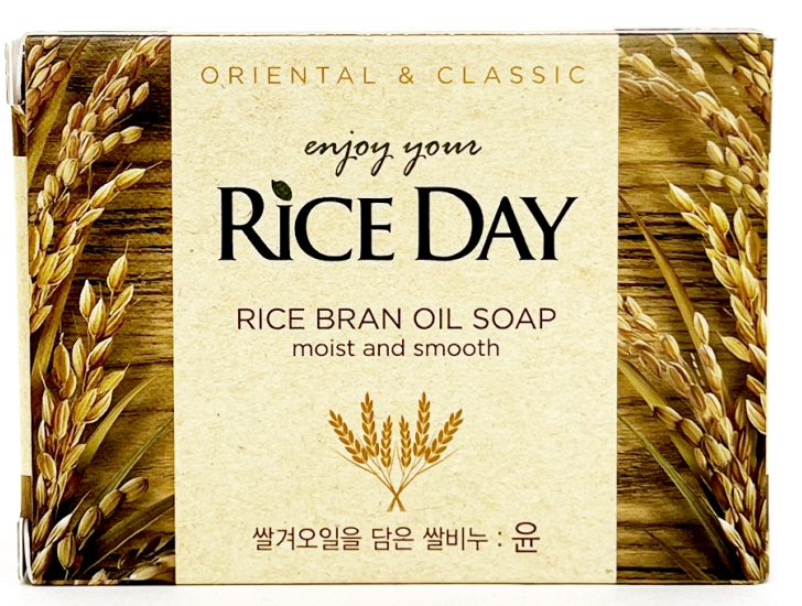 Туалетное мыло для рук и тела с маслом рисовых отрубей Lion Rice Day Rice Bran Oil Soap Yoon 100 г 