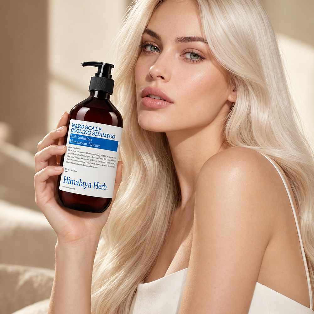 Шампунь для волос охлаждающий для чувствительной кожи головы NARD Scalp Cooling Shampoo 500 мл