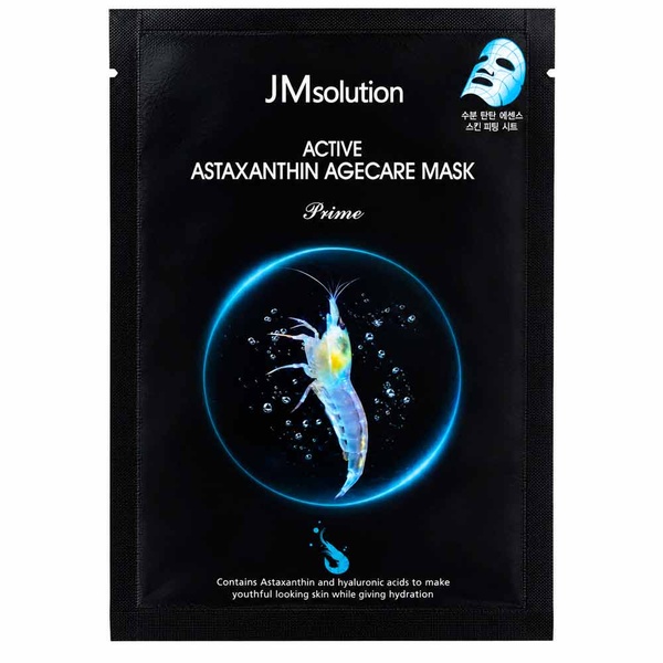 Антиоксидантная маска для лица с астаксантином JMsolution Active Astaxantine Agecare Mask Prime 30 мл