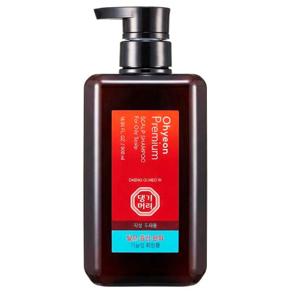 Укрепляющий шампунь для жирных волос Daeng Gi Meo Ri Ohyeon Premium For Oily Scalp Shampoo 500 мл