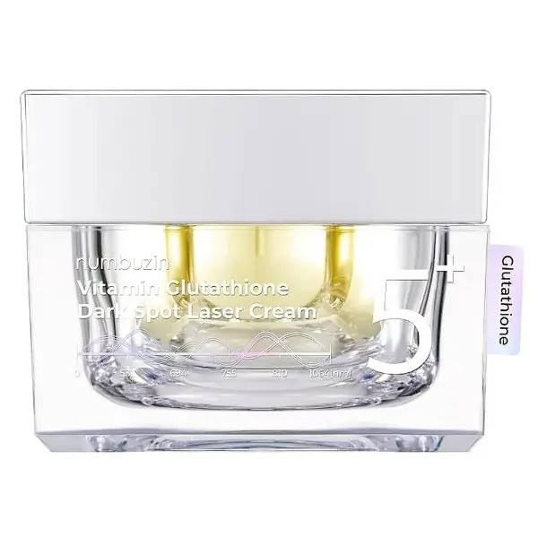 Антиоксидантный крем для лица с глутатионом от пигментации Numbuzin No.5+ Vitamin Glutathione Dark Spot Laser Cream 50 мл