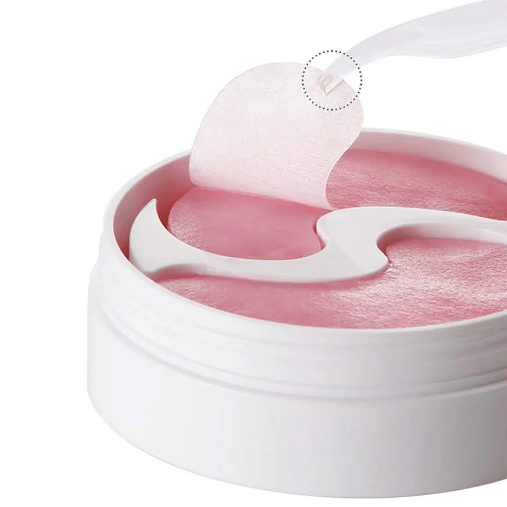 Осветляющие тканевые патчи для век с витаминным комплексом Petitfee Pink Vita Brightening Eye Mask 60 шт