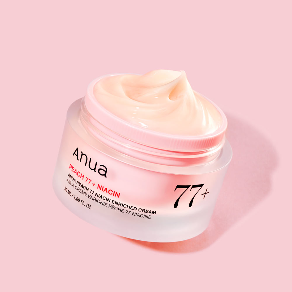 Укрепляющий крем для лица с экстрактом персика и ниацинамидом Anua Peach 77 Niacin Enriched Cream 50 мл
