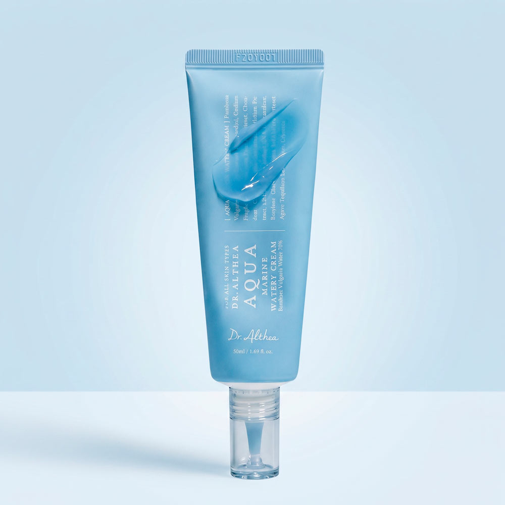 Крем для глубокого увлажнения лица с ПДРН и бамбуком Dr. Althea Aqua Marine Watery Cream 50 мл