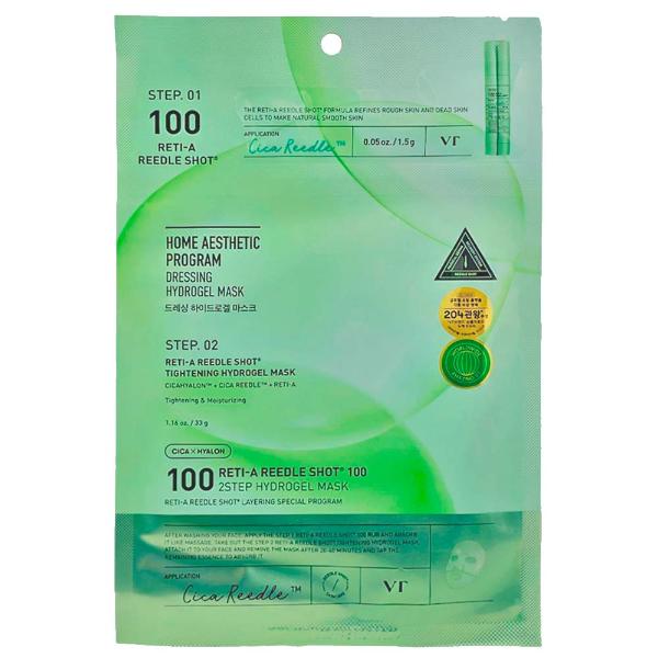 Гидрогелевая маска с микроиглами и ретинолом VT Cosmetics Reti A Reedle Shot 100 2Step Hydrogel Mask 33 г 1,5 г