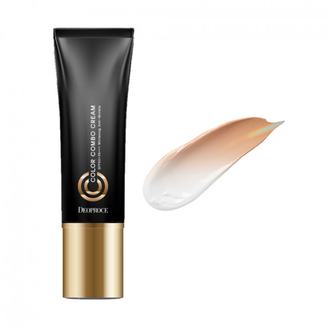 Тональный CC крем Deoproce Color Combo Cream СС SPF50+ РА+++ 21 тон  40 г 5 г 5 г