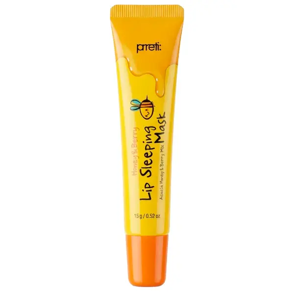 Ночная маска для губ на основе пчелиного воска PRRETI Honey Berry Lip Sleeping Mask 15 г