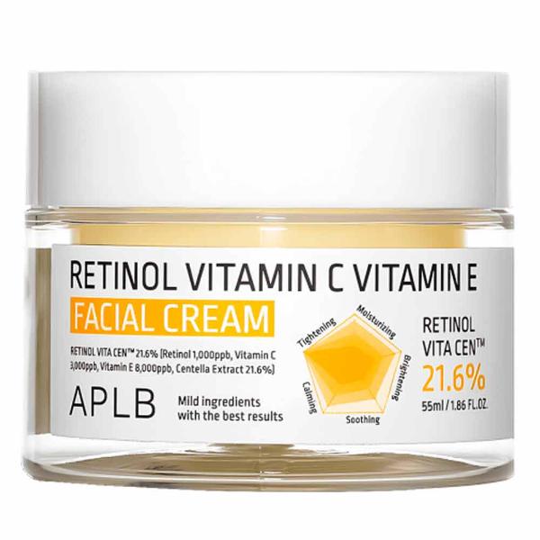 Крем для лица с ретинолом и витамином С APLB Retinol Vitamin C Vitamin E Facial Cream 55 мл